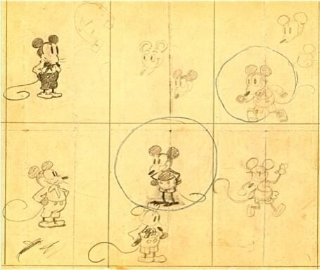 imagens históricas - Mickey Mouse