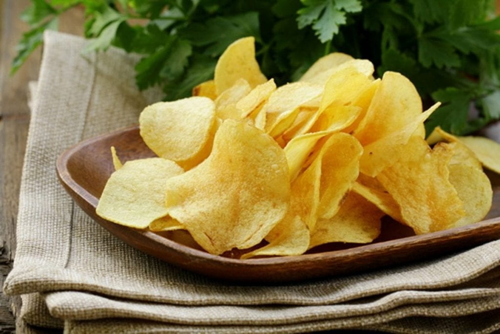 câncer - Batata chips