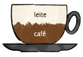tomar café - café com leite
