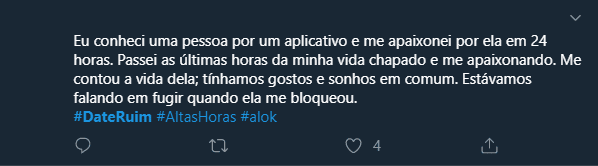 Dateruim - bloqueou