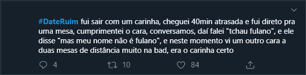 Dateruim - cara errado