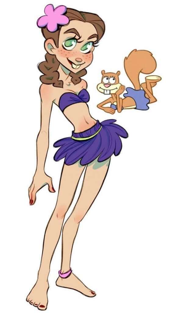 personagens de bob esponja - Sandy