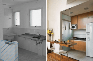 8 antes e depois de cômodos de casas para se inspirar