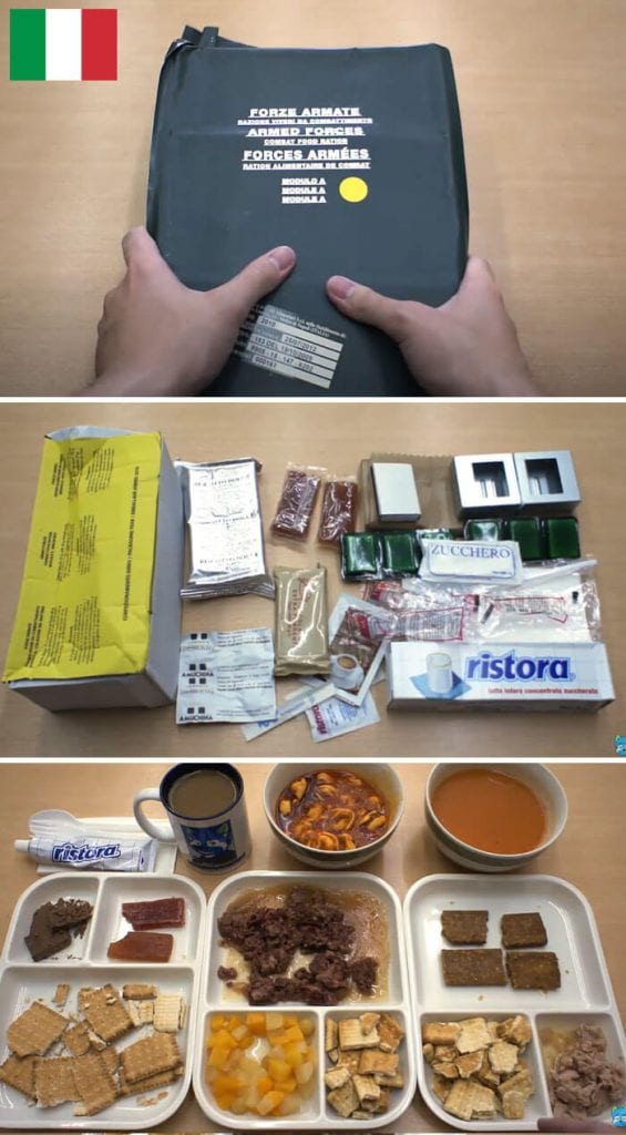 refeição militar - Itália
